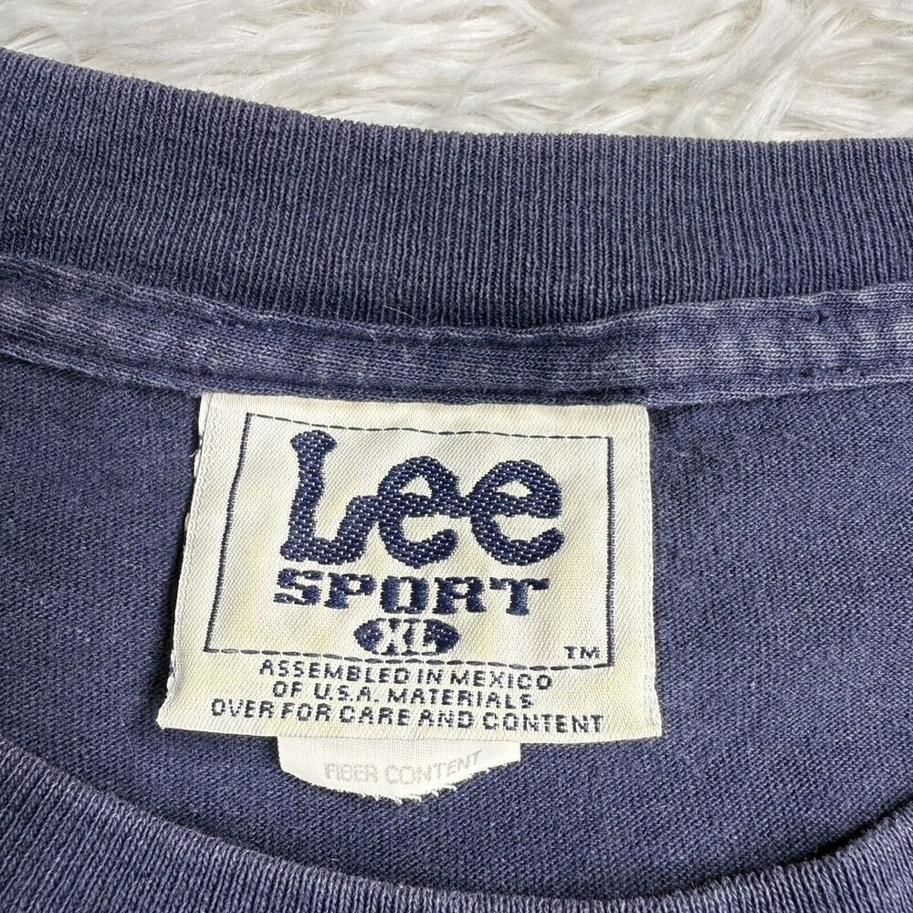 1997 Rose Bowl Michigan Champions T Shirt Vintage Football LEE Sport Tag Sz XL - Picture 5 of 10